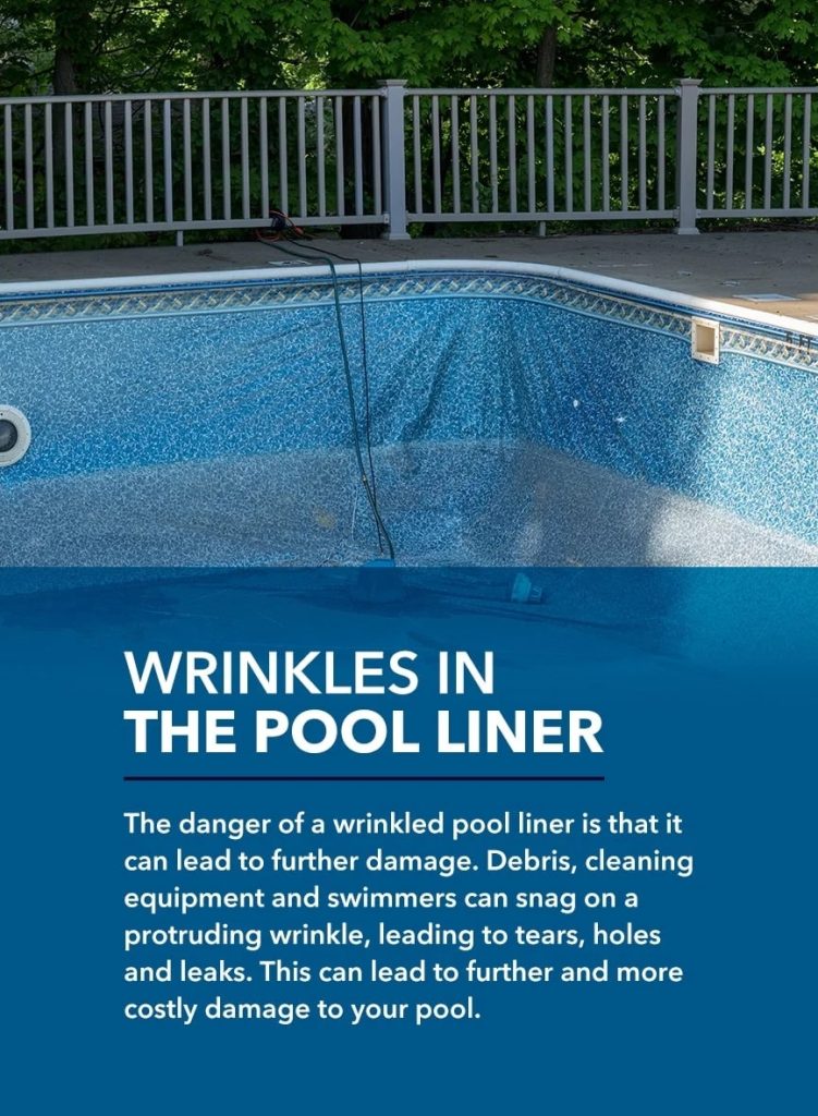 Wrinkles in the Pool Liner
