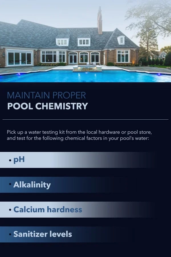 Maintain Proper Pool Chemistry
